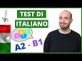 TEST DI ITALIANO livello A2-B1 | Esercitati in italiano con Francesco (ITALIAN subtitles)