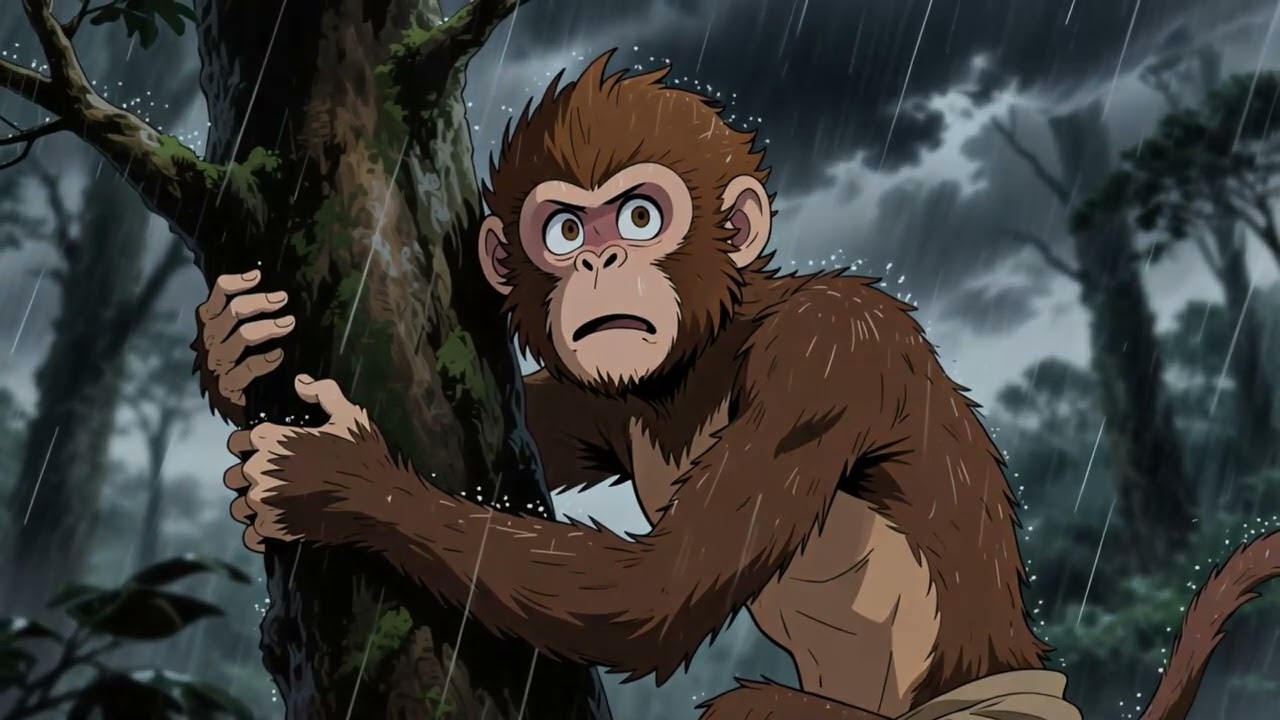 2 minute story: Monkey's Lesson: Finding Joy in Life