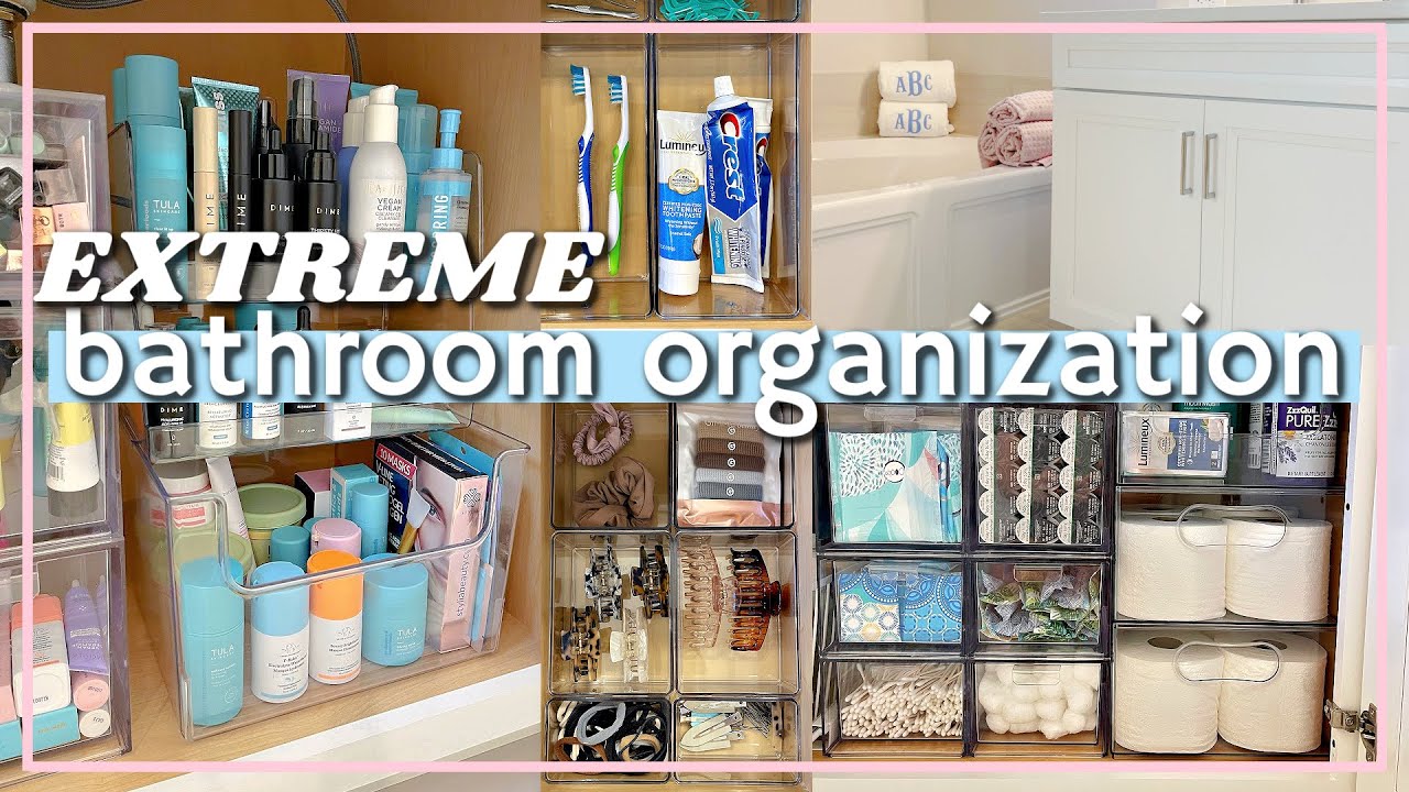 28 Clever Bathroom Organization Ideas - Fun Cheap or Free