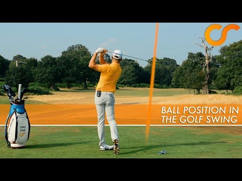 BALL POSITION IN THE GOLF SWING