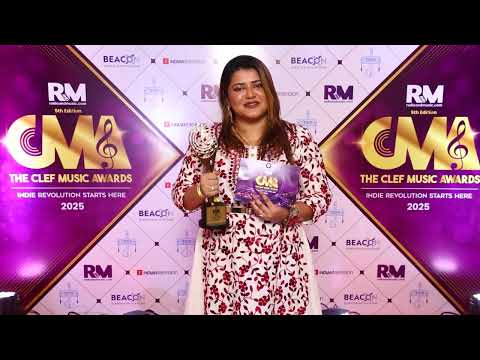 Ujjaini Mukherjee Wins Best Regional Song (Bengali) | The Clef Music Awards 2025