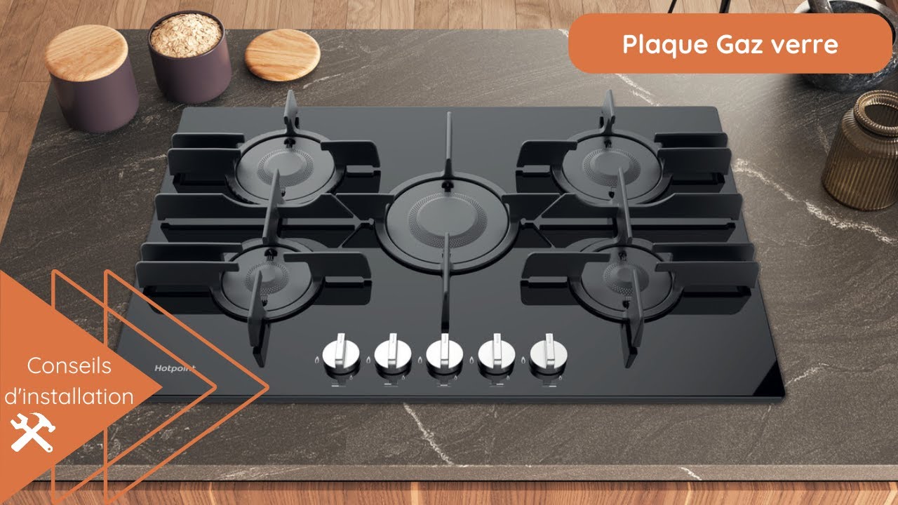 Comment installer ma plaque gaz sur verre ?
