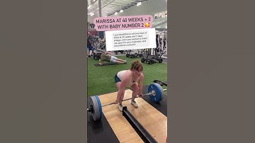 Deadlifting at 40 Weeks Pregnant? Yup!