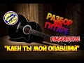 "Клён ты мой опавший" РАЗБОР НА ГИТАРЕ /fingerstyle/