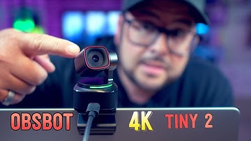 OBSBOT Tiny 2 4K Webcam it’s TINY but with BIG features...