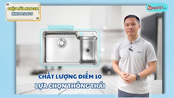 Chậu Rửa Bát Kluger KH8050FS Plus | Cho Căn Bếp Tinh Tế Hiện Đại | BEP247.vn