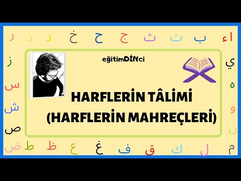 Kur'an-ı Kerim Harf Tâlimi | Harflerin Mahreçleri | Harflerin Çıkış Yerleri