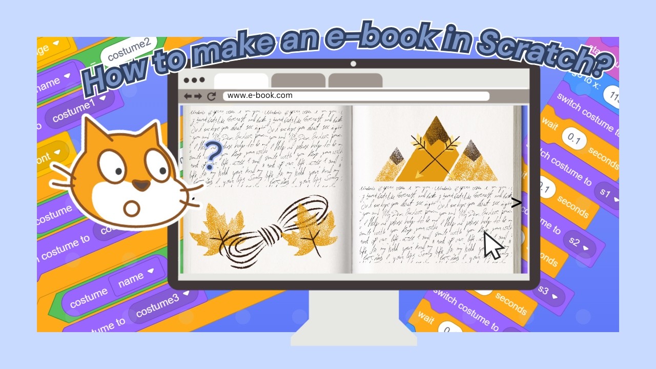 Learn how to make an e-book in Scratch! - YouTube