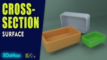CROSS SECTION in 3dsmax | @Quick3D