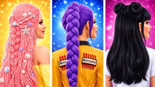 KPop Demon Hunters Makeover 🔥 From NERD to ZOEY and RUMI From Huntrix