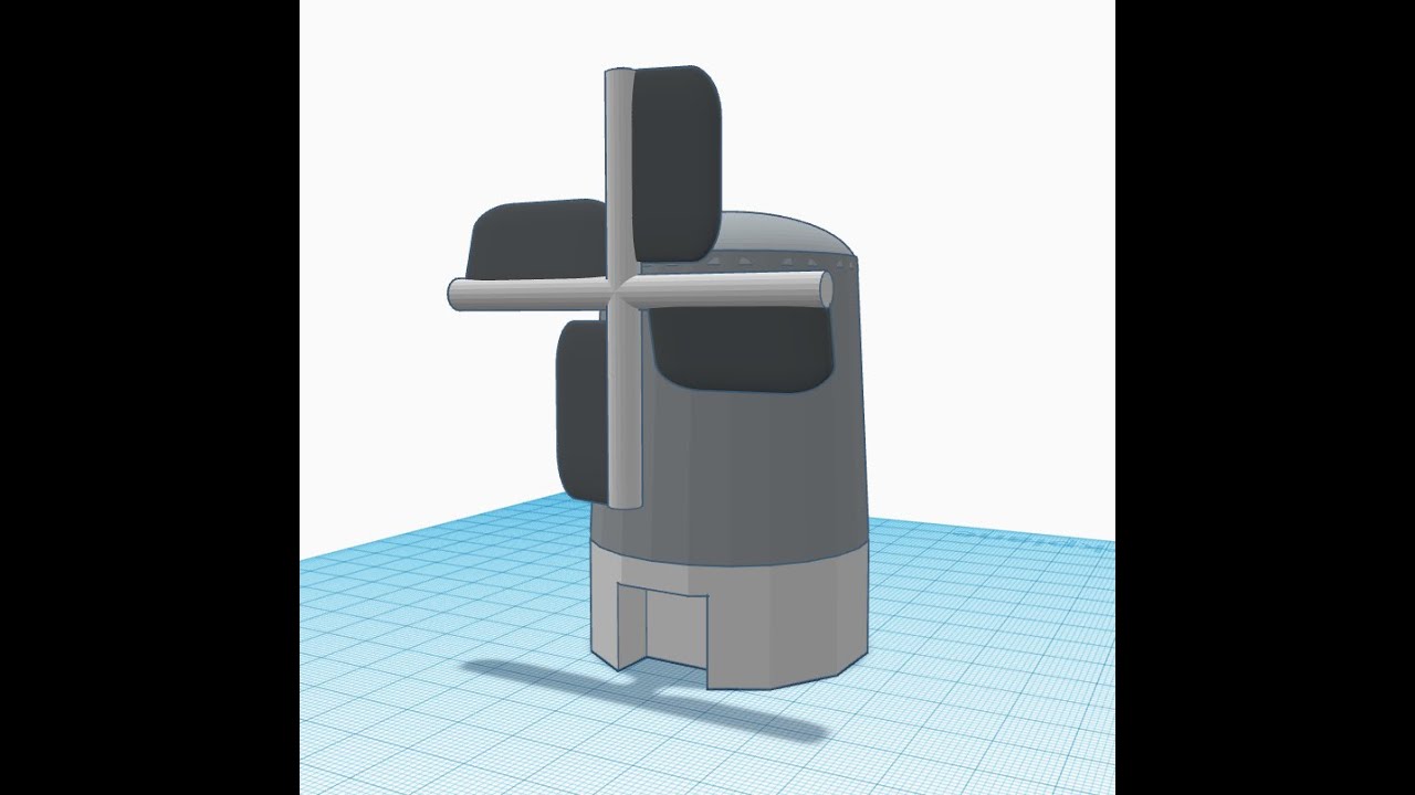 {Tinkercad 3D models}Wind mill 2