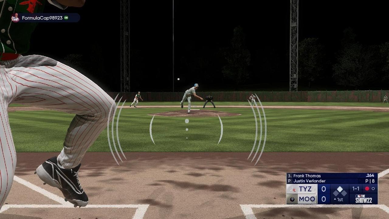 MLB The Show 22 frank thomas perfect perfect just stays in