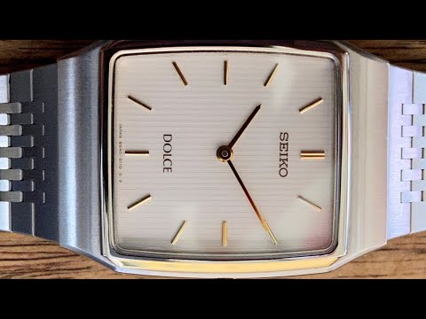 Gorgeous TAPESTRY DIAL Vintage December 1992 Seiko Quartz Dolce
