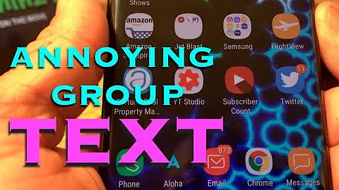 Galaxy S8 & Note 8: How To Turn Off Annoying Group Text Notifications.