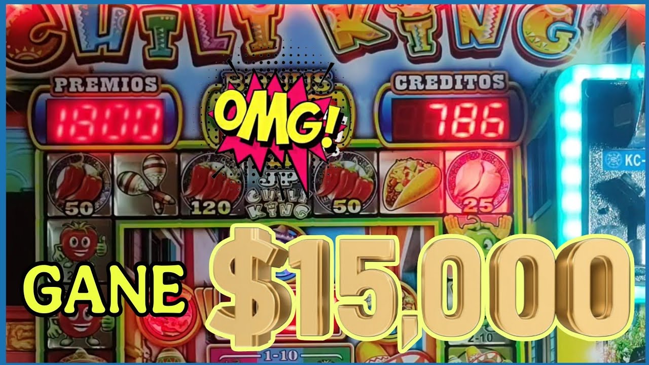 Me GANE $15,000 en la máquina CHILI KING 👑🫑🍅🧄🌶️🧅 al fin me RECUPERE