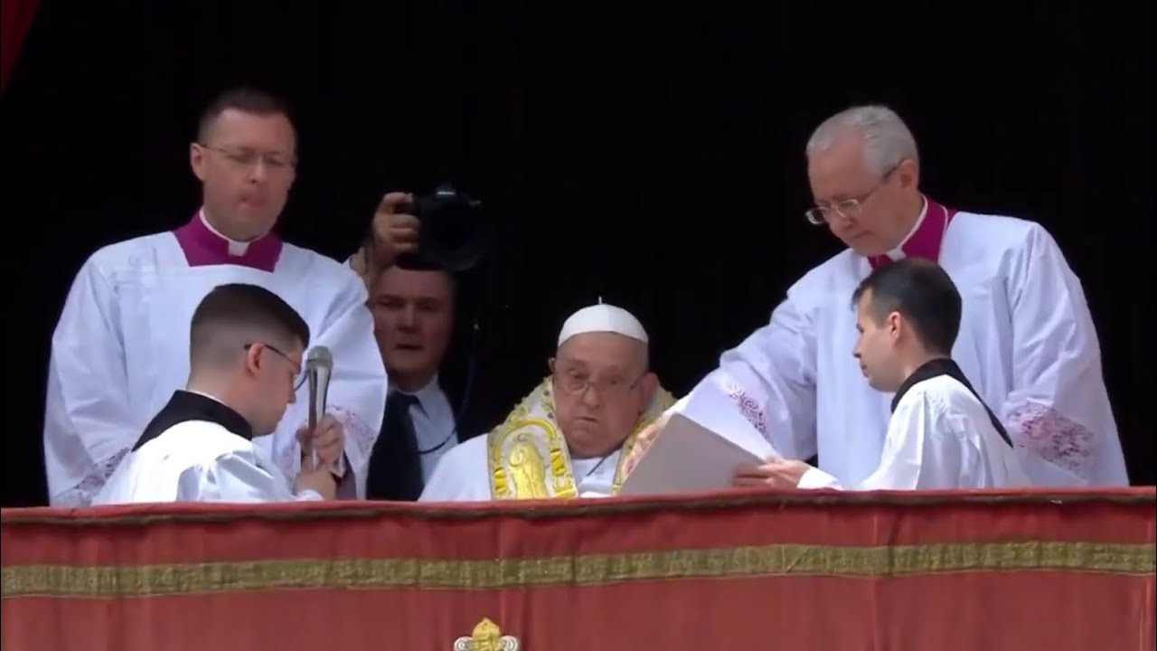 Última Bênção Urbi et Orbi da Páscoa do Papa Francisco - 20 de abril de 2025 HD