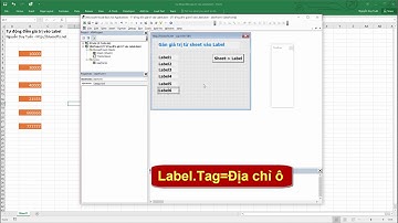 Một vòng lặp gán giá trị từ sheet vào nhiều Label trên Userform - Lập trình VBA Bluesofts.net