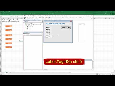Video Một vòng lặp gán giá trị từ sheet vào nhiều Label trên... - youtube