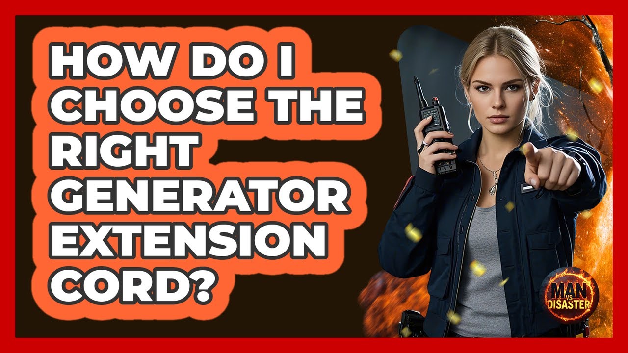 How Do I Choose The Right Generator Extension Cord?