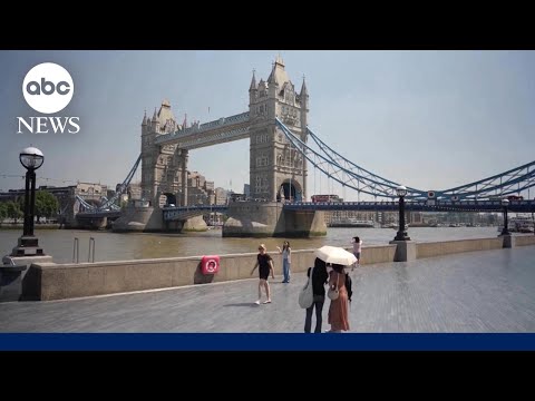 Residents and tourists swelter in extreme European heat