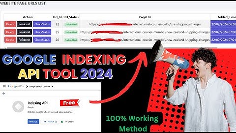 How to Index Website using Google API with Tool - Easy Method 2024