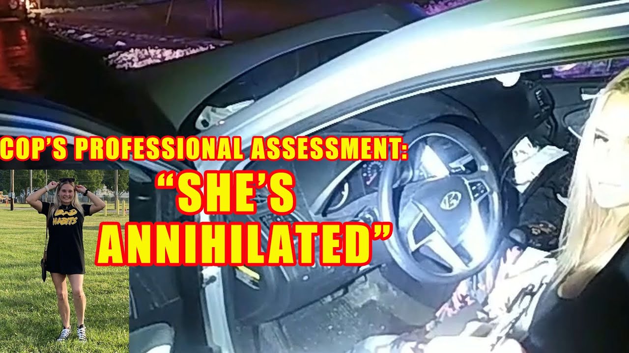 Bodycam DUI Arrest - 24-Year-Old Woman Totals Her Car and Gets Arrested ...