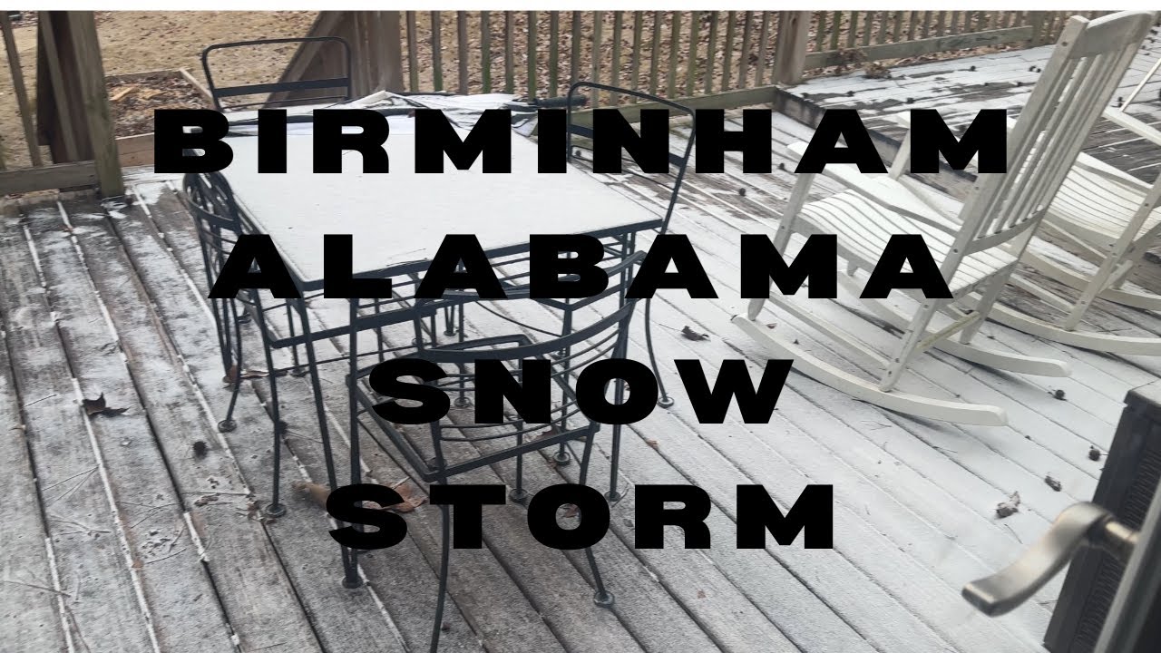 Winter Storm in Birmingham Alabama 2026