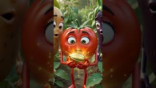 😱 The Magic Golden Seed! 🥔🍅🌶️🍆 #shorts