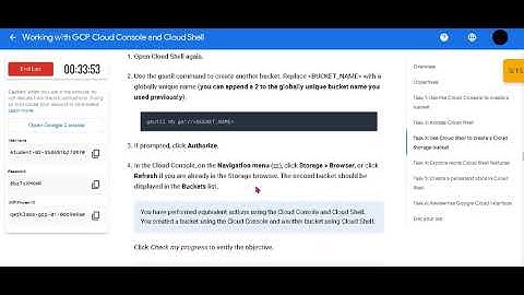 lab1:working with gcp cloud console and cloud shell | with explanations