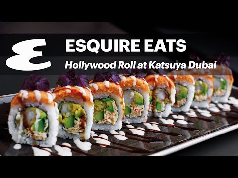 The Hollywood Roll At Katsuya By Starck Esquireeats Youtube