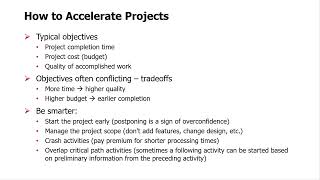 Topic 05 - 06. How to Accelerate Projects