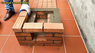 Cement craft ideas | cement woodstove making idea #viral