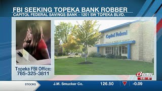 FBI looking for Topeka bank robbery suspect