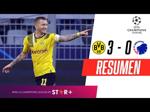 ¡LOS ALEMANES GOLEARON EN EL DEBUT DE LA CHAMPIONS! | Borussia Dortmund 3-0 Copenhague | RESUMEN