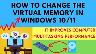 How To Change The Virtual Memory In Windows 10 or 11 | Increasing Virtual RAM Memory #Bangla