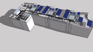 SKETCHUP SOLAR power project  3D VIEW 3D drawing in sketchup solar power plant