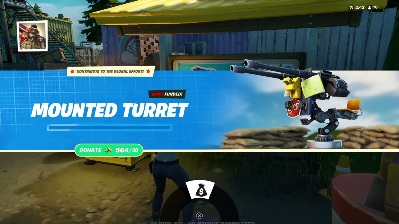 How to Make Donations to a War Effort Donation Box Fortnite Season 8