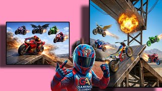 Trial X: Superhero Bike Mega Ramp Challenge! 🏍️🔥 screenshot 4