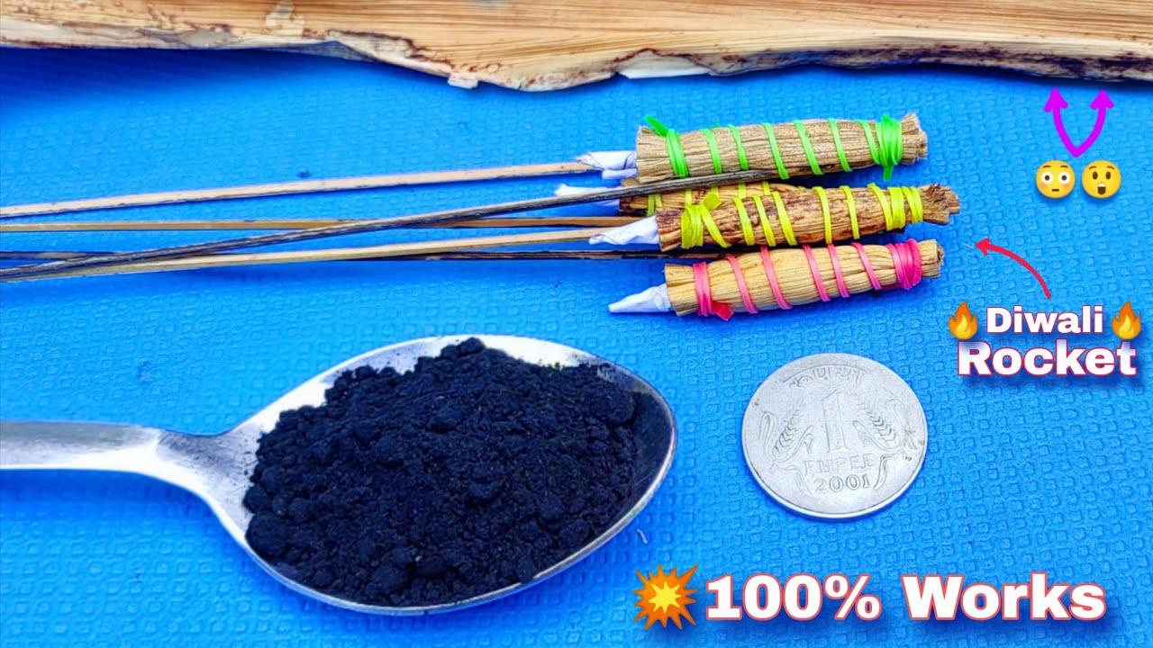 New🔥small size🔥 Diwali Rocket 😲 made from banana leaf😳How to make rocket | Diwali rocket | 2025