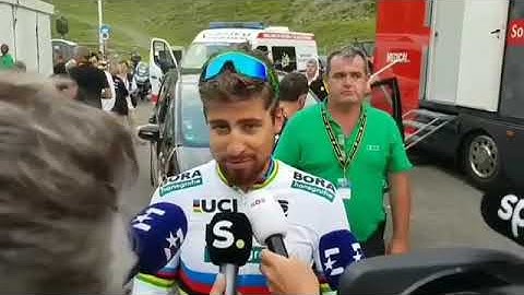 Peter Sagan - Funny Peter Sagan talks after his Crash in Le Tour de France