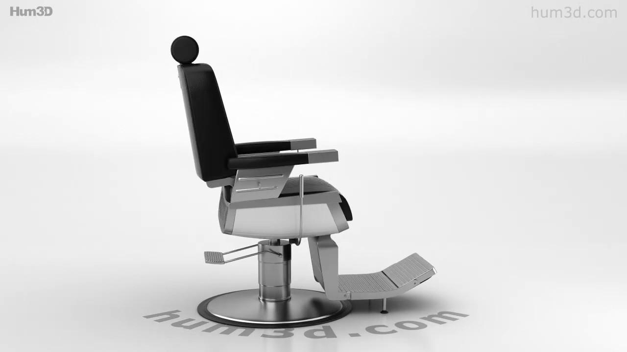 Barber сhair 3D model by YouTube
