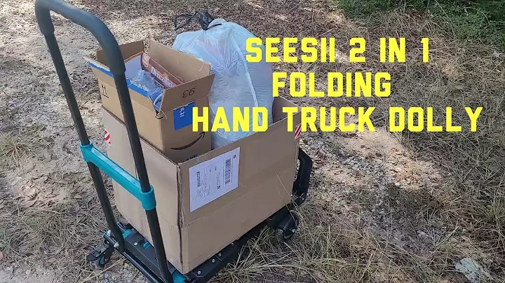 Seesii 2 in 1 Folding Hand Truck Dolly 