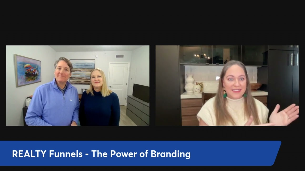 REALTY Funnels podcast 3.2 Kevin + Lisa with Christina Kokologiannakis on Real Estate Agent Branding