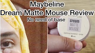 HONEST DREAM MATTE MOUSSE FOUNDATION BY MAYBELLINE REVIEW | WEAR TEST | GIVEAWAY ON MY IG!