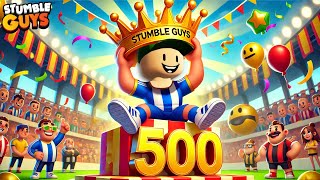 Ik win mijn 500e KROON in Stumble Guys!!