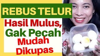 Cara Merebus Telur Di Kosan Dengan Menggunakan Rice Cooker || cemilan anak kos penunda lapar