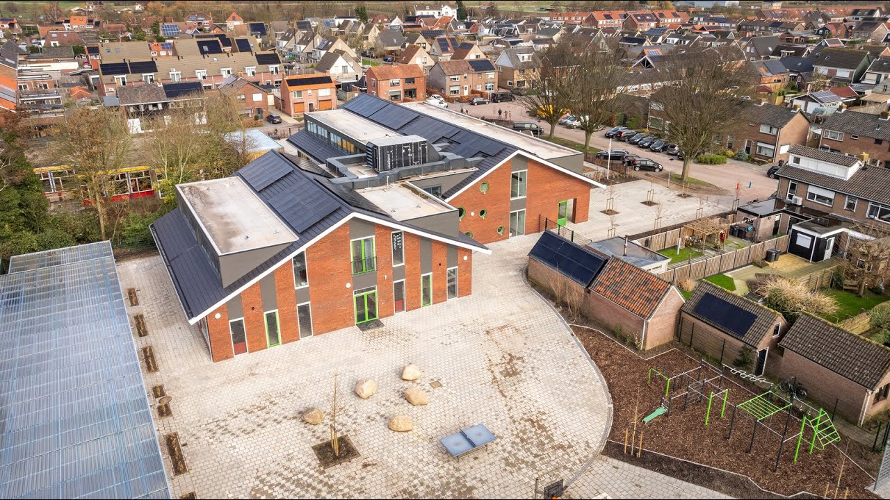 Julianaschool - Van sloop tot nieuwbouw vanuit de lucht (2024)