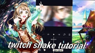AMV - Tutorial Twitch Shake in Alight Motion