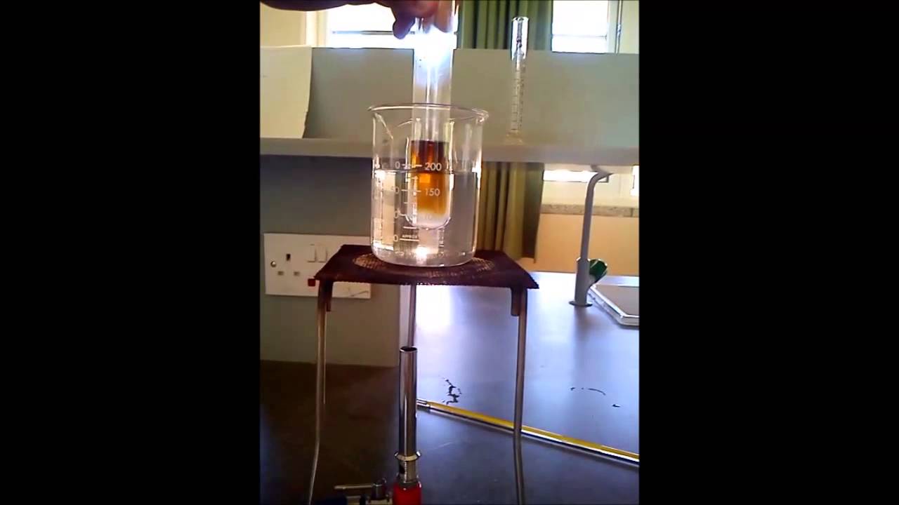 The effect of temperature on chemical reactions rate - YouTube