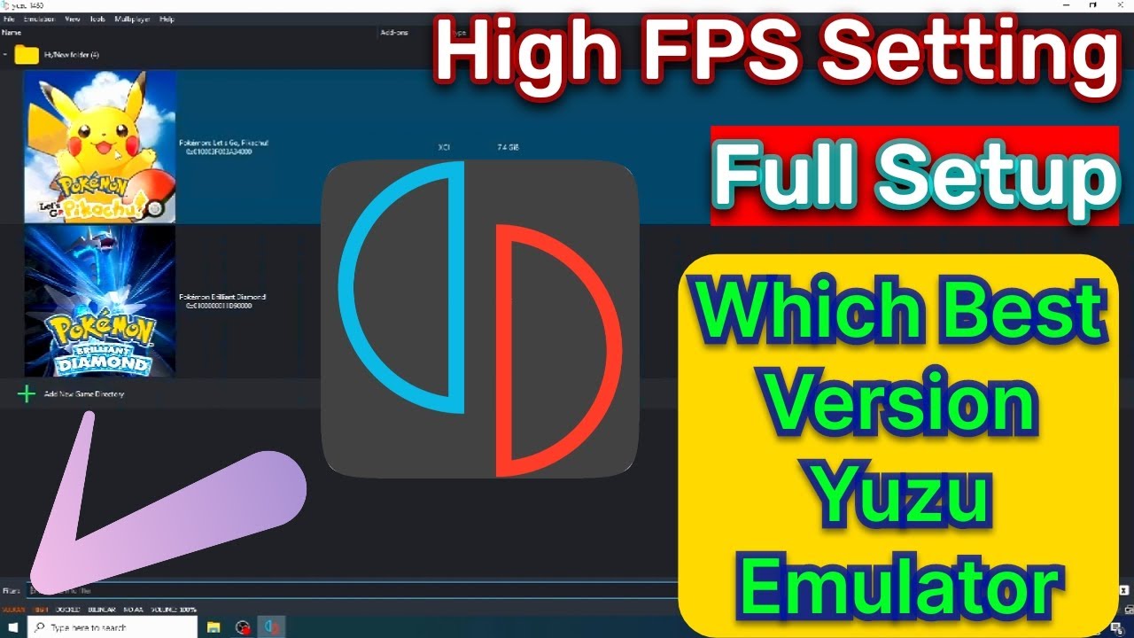 Full Setup Yuzu Emulator🕹 🖥 PC High FPS Setting⚙️ Which Best